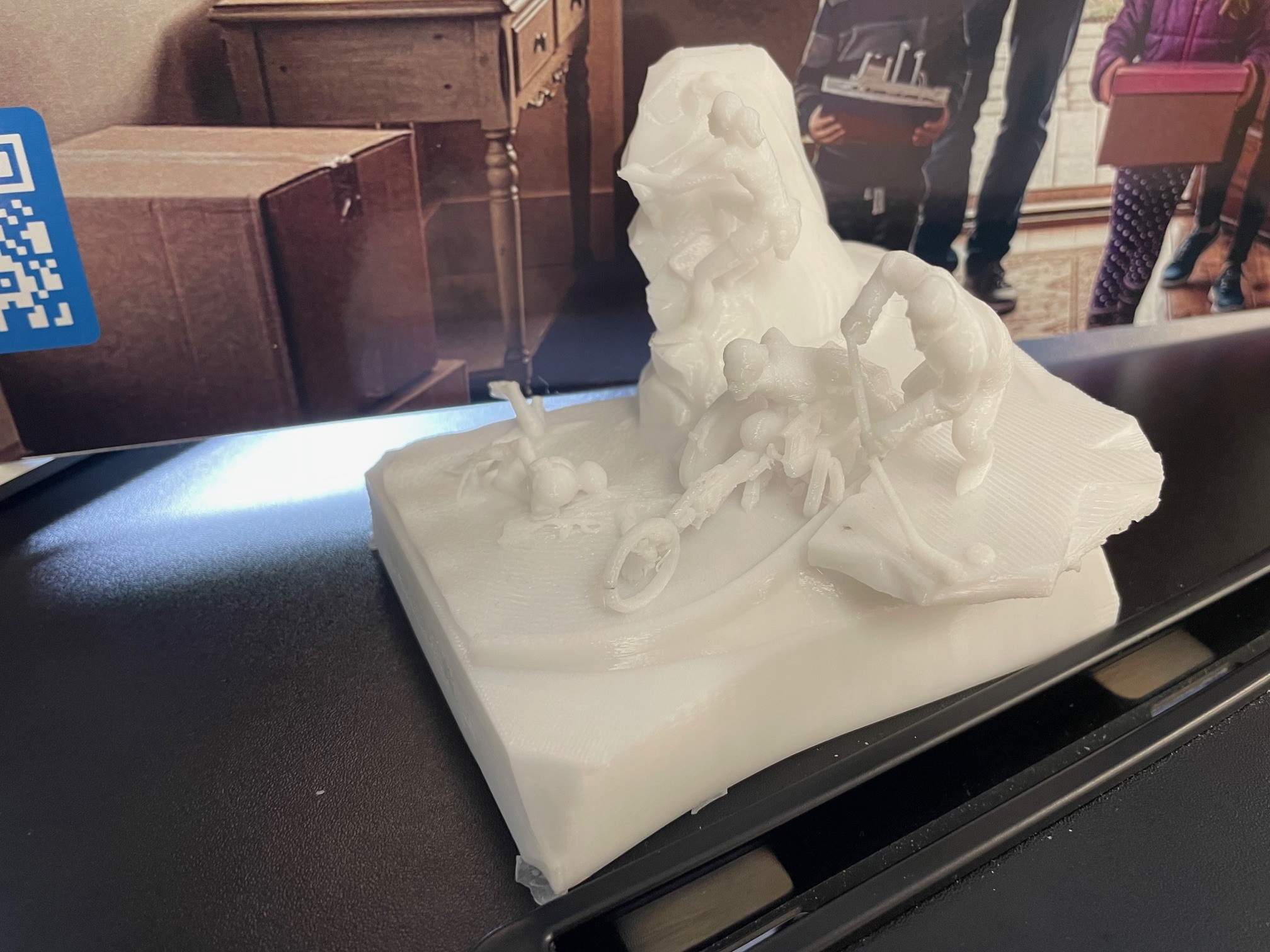 Corinne's 3D printed sculpture